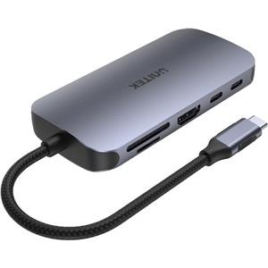 UNITEK D1071A interface hub USB 3.0 SuperSpeed 5 Gb/s Silver