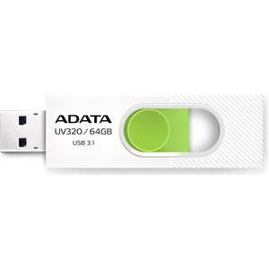 ADATA UV320 USB flash drive 64 GB USB Type-A 3.2 Gen 1 (3.1 Gen 1) Green, White