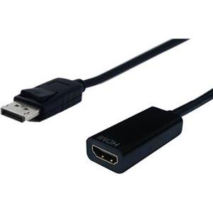 STANDARD adapter-kabel DP(M) na HDMI(F), v1.2, 0.15m