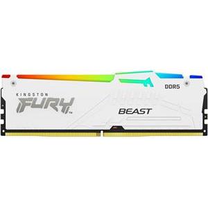 Kingston Technology FURY Beast 32GB 6000MT/s DDR5 CL36 DIMM White RGB EXPO, KF560C36BWEA-32