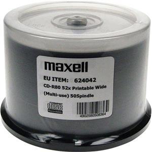 MAXELL CD-R 700MB 50 pcs. 52x80 min, spindel, CD-R for printing