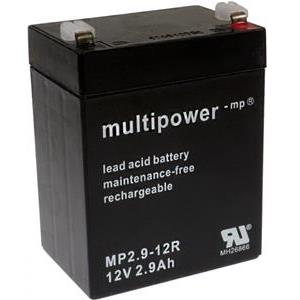 Baterija akumulatorska 12V 2,9 Ah 79x56x107 mm, Multipower