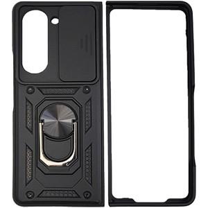MM TPU SAM GALAXY Z FOLD 5 ANTI-SHOCK WITH RING crna