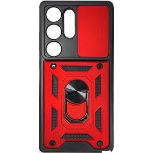 MM TPU SAM GALAXY S25 ULTRA - ANTI-SHOCK WITH RING crvena