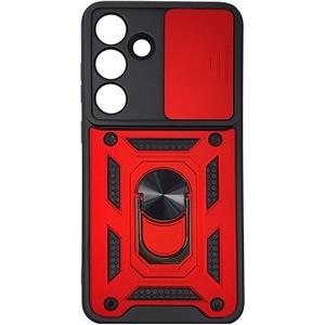 MM TPU SAM GALAXY S25 - ANTI-SHOCK WITH RING crvena