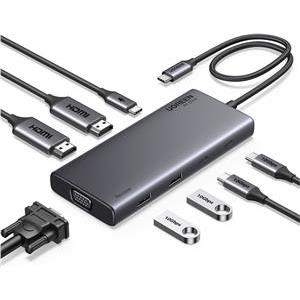 UGREEN 8in1 USB-C 4K docking station, 100W PD