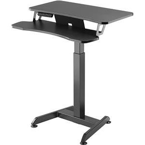 Maclean MC-835 Portable Desk Electric Height Adjustable 72 -122cm max. 37 kg Control Panel Sit Stand Work Station