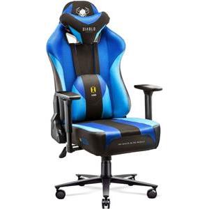 DiabloX-PLAYER 2.0. normal gaming chair Black, Blue