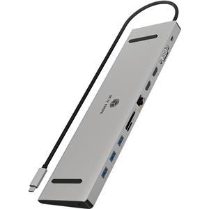 Icybox IB-DK2106A-CPD docking station with Power Delivery 100W