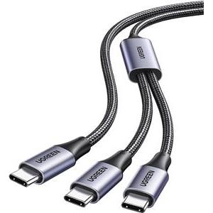 Ugreen 2in1 dual USB-C charging cable with 100W