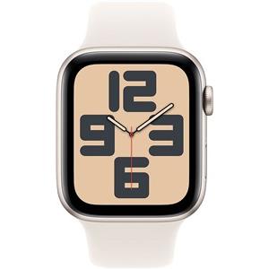 APPLE Watch SE GPS + Cellular 40mm Starlight Aluminium Case with Starlight Sport Band - M/L