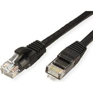Roline VALUE UTP mrežni kabel Cat.6A (Class EA) 0.5 m, crni