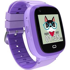 CANYON kids watch Sunny KW-48 Video 4G GPS Games&Music Violet