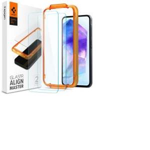 Spigen Glass tR AlignMaster 2 Pack - Samsung Galaxy A55