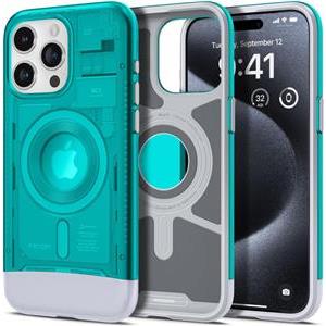 Spigen Classic C1 MagSafe, bondi blue - iPhone 15 Pro Max (ACS06608)
