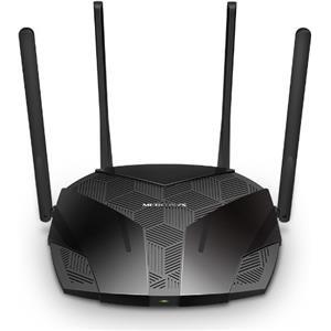 Mercusys AX3000 bežični usmjerivač (Dual-Band WiFi 6 Router) 574Mbps/2402Mbps (2.4GHz/5GHz), 802.11ax/ac/a/b/g/n, 3×G-LAN, 1×G-WAN, 4×5 dBi fiksne omni-direkcione antene