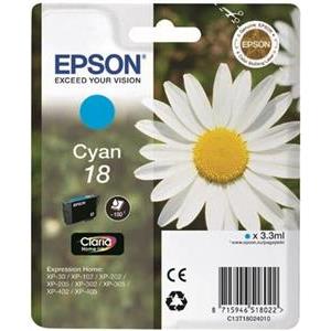 Epson 18 - cyan - original - ink cartridge