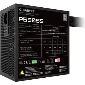 Napajanje Gigabyte P550SS Power Supply - PCIe 5.0, 80 PLUS Silver, Fully Modular Design, 120mm Fan, ATX 3.0 compatible, EU Plug