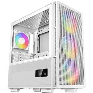 Case DeepCool CH560 Digital WH, E-ATX, ARGB, LCD, Tempered Glass, White