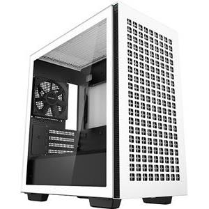 Case DeepCool CH370 WH, Micro-ATX, Tempered Glass, White