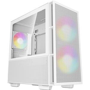 Case DeepCool CH360 Digital, Micro-ATX, ARGB, LCD, Tempered Glass, White