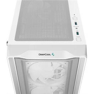 Case DeepCool CC560 MESH V2 WH, ATX, Midi-Tower, ARGB, Tempered Glass, White