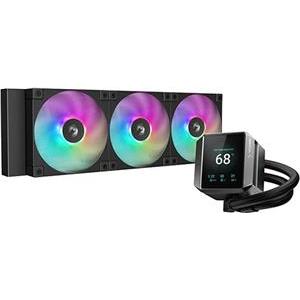 AIO Liquid Cooler DeepCool MYSTIQUE 360 ARGB, 360mm, LCD, black