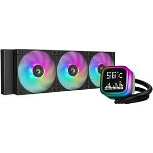 AIO Liquid Cooler DeepCool LP360, 360mm, Matrix, ARGB, Black
