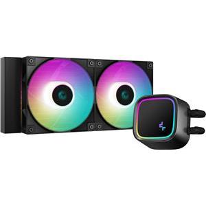 AIO Liquid Cooler DeepCool LE520, 240mm, ARGB, black
