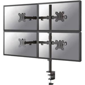 Neomounts FPMA-D550D4BLACK pokretni stolni nosač za 4 ekrana 13