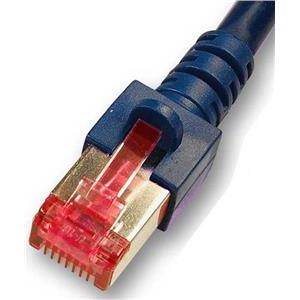 S/FTP prespojni kabel Cat.6 LSZH Cu AWG27, crni, 0,15 m