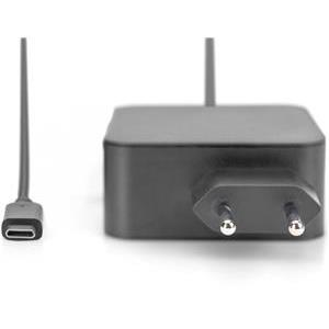 Punjač za prijenosno računalo Digitus USB-C 65W PD3.0, crni, DA-10071