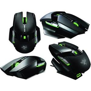 Miš Razer Ouroboros, dual laserski, 8200dpi, 4G, crni, USB, prilagodljiva velicina