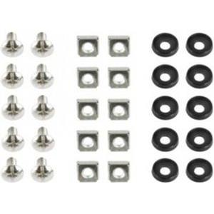 Gembird 19'' rack mounting set (bolt, nut, washer), 10 pcs set