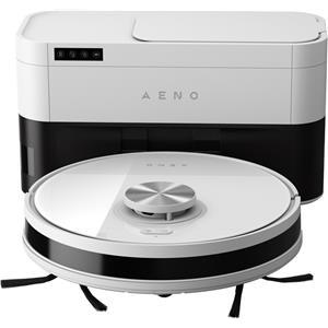 Robot Cleaner w/Dust Collector, white, 2in1 and dust tank, 4000pa, 3200mAh battery