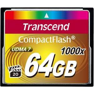 Memorijska kartica Compact Flash Transcend 64GB 1000X TS
