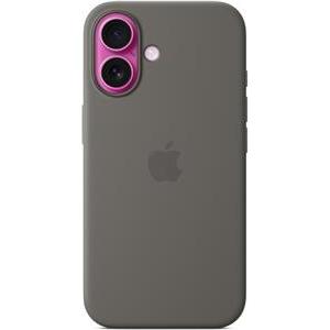 Apple iPhone 16 Silicone Case with MagSafe stone gray