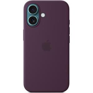 Apple iPhone 16 Silicone Case with MagSafe plum