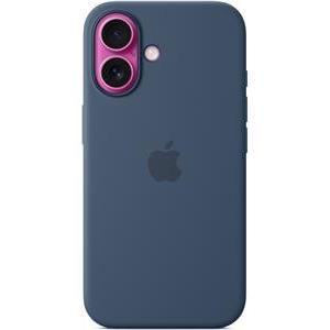 Apple iPhone 16 Silicone Case with MagSafe denim