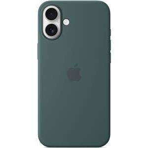 Apple iPhone 16 Plus Silicone Case with MagSafe lake green