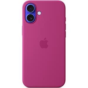 Apple iPhone 16 Plus Silicone Case with MagSafe fuchsia