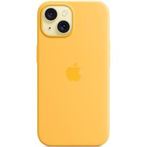 Apple iPhone 15 Silicone Case with MagSafe sunshine