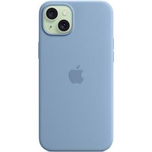 Apple iPhone 15 Plus Silicone Case with MagSafe winter blue