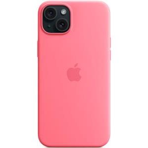 Apple iPhone 15 Plus Silicone Case with MagSafe pink
