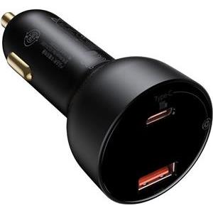 Punjač Baseus Superme USB + USB-C 100W + kabel USB-C crni