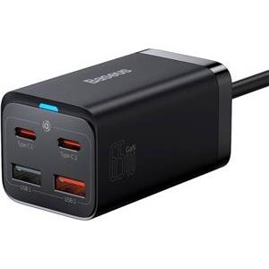 Punjač Baseus GaN3 Pro 2x USB-C + 2x USB 65W crni