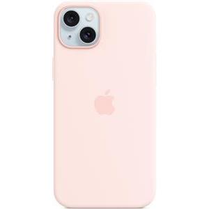 Apple iPhone 15 Plus Silicone Case with MagSafe light pink