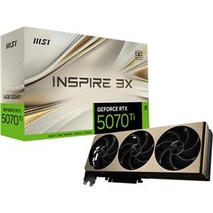 Grafička kartica MSI GeForce RTX 5070 Ti 16G INSPIRE 3X OC PLUS