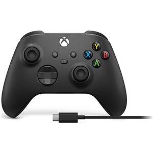 Gaming kontroler Microsoft Xbox Wireless Controller + USB-C Kabel Black, 1V8-00002
