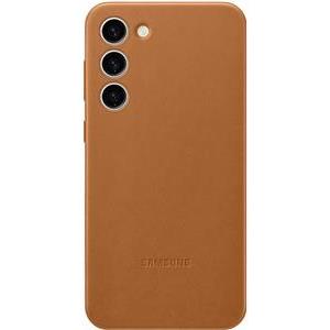 Samsung Leather Case do Galaxy S23 Plus camel